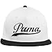 PUMA Script Snapback HAT Adjustable Golf Cap -New 2016, White/Black