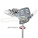 Best Choice Products HDTV 150 Mile Long Range Motorized Rotor Outdoor Amplified Digital HD TV Television Antenna 360° Rotation UHF/VHF/FM w/ Wireless Remote, Dual Output