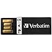Verbatim 4GB Clip-IT USB 2.0 Flash Drive, Black 97555
