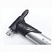 VeloChampion Airblast Racing Inflatable Rubber Toy Racing Compact Double Shot Bike Mini Pump Black/Silver
