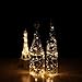 Wine Bottle Lights with Cork,CUUCOR 7.2ft 20 LED Battery Operated Fairy String Lights for DIY,Christmas,Party(Warm White,6 Pack)