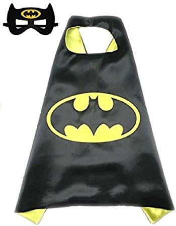 ERT13 Kids Dress up Comic Cartoon Superhero Costume with Satin Cape and Matching Felt Mask