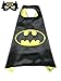 ERT13 Kids Dress up Comic Cartoon Superhero Costume with Satin Cape and Matching Felt Mask