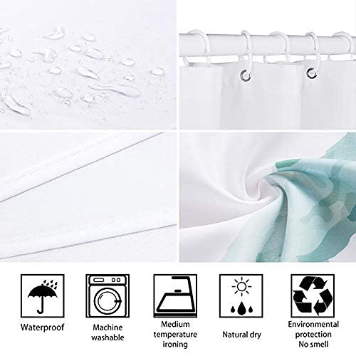 Funny Cat Shower Curtain, Cute Black Cat Riding Whale with Moon Upon Great Ocean Wave on Rustic