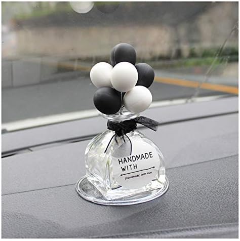 車の装飾 インテリア車のダッシュボード装飾ガラスびん風船車の少女 友人 自動車ユーザーのためのホームの飾りベストギフト 汽车附属品 Color Name Xp0005 1