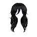 Ani·Lnc Cosplay Party Wigs Anime Long Black Cosplay Wig with free Cap