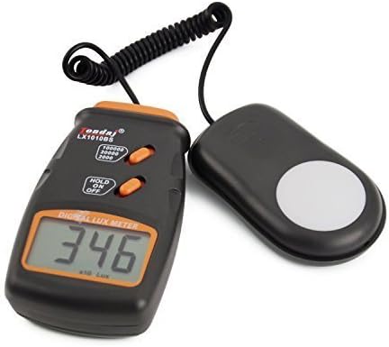 Digital Illuminance Pocket Hand-held Digital Lux Meter LX1010BS Light Meter with LCD Display –Rang up to 100,000 Lux Luxmeter