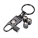 EZKEY Pack of 4 Universal Wheel Tire Valve Stem Air Caps Covers and 1 pc Keychain fit for Cadillac