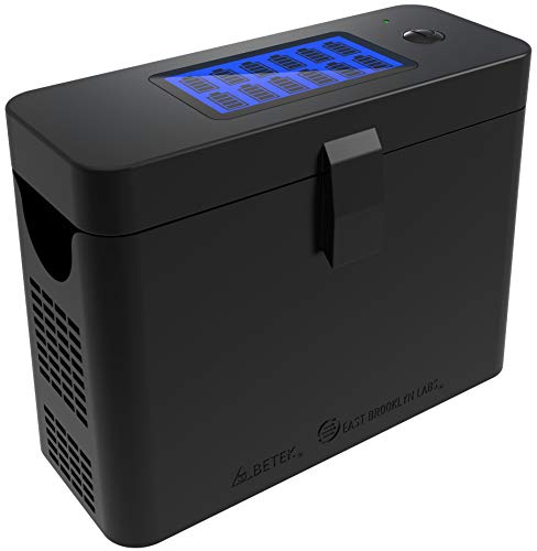 RadCad Battery Charger and Caddy for AA Rechargeable Batteries, Charges Batteries While in Caddy, Id - //coolthings.us