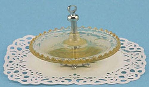 Dollhouse Miniature Chrysnbon Tidbit Server - Amber