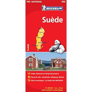 Carte NATIONAL 753 Suede (Zweden)
