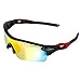 iXCC Polarized Glasses Sports Sunglasses for Men Women Cycling Running Fishing Golf with UV400 Protection, TR90 Frame and 5 Interchangeable Lenses