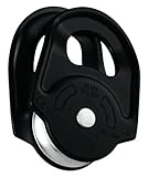 PETZL - Rescue, High-Strength Pulley with Swinging Side Plates, Black
