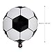 LUOEM Soccer Balloons Aluminum Foil Balloon Mylar Balloons for Birthday Party Decoration 2018 World Cup Party Pack 10PCS 18Inch