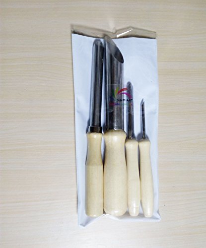 COMIART 4-Piece Clay Hole Cutters for Pottery Sculpture Modeling Toot Set