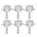 (6 Pack) Stainless Steel Hawthorne Strainer, 4-Prong Cocktail Bar Strainer, 6-Inch