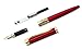 erofa REGAL Dragon & Phoenix Collection Fountain Pen Red Color, Classic Design, Medium Nib Gift Box Set & Ink Refill Converter
