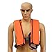 Inflatable Life Vest,CAMTOA Manual Inflatable PFD Life Jacket Outdoor Portable Life Vest Adult for Water safety Boating Survival Aid Sailing Orange
