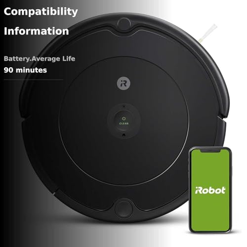 iRobot Roomba 694 Robot Vacuum-Wi-Fi Connectivity, Personalized Cleaning Recommendations, Works with Alexa, Good for Pet Hair, Carpets, Hard Floors, Self-Charging - View 4