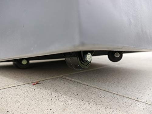 Pflanzkübel für Rollen aus Fiberglas, Blumenkübel, Pflanzgefäß, Blumengefäß, Pflanztopf, Blumentopf (L80 x B30 x H40 cm, anthrazit) – Bild 5