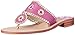 Jack Rogers Women's Palm Beach Platinum Flat Thong