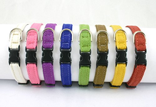 Marigold Hemp Toy Dog Collar 3/8"