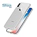 Shock Tech iPhone X/Xs Clear Slim Case Thin Soft Gel Absorbing Transparent Silicone TPU Bumper Rubber Flexible Hybrid Back Protective Cover