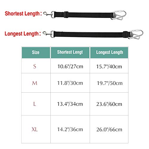 VavoPaw Dog Vehicle Safety Vest Harness, Adjustable Soft Padded Mesh