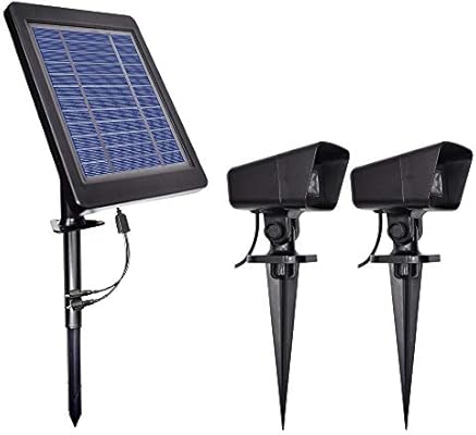 Decdeal Led Solar Powered Lights Garden Patio Light Warm White