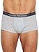 Emporio Armani Men's 3-Pack Cotton Trunks, Grey/Navy/Black, Medium
