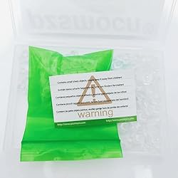 Pzsmocn 100 Pieces/50 Sets M5*6 mm PC Transparent