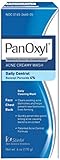 PanOxyl 4 Acne Creamy Wash, 4% Benzoyl Peroxide 6 oz