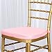 Efavormart Blush Pink Chiavari Chair Cushion Chair Pad with Attachment Straps Party Event Decoration - 2
