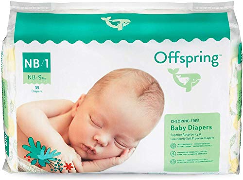 Offspring Disposable Diapers, Earth Friendly, Premium Ultra Soft, Double Leak Guard Protection