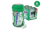Mentos Pure Fresh Sugar-Free Chewing Gum with Xylitol, Spearmint, Halloween Candy, Bulk, 50 Piece Bottle (Pack of 6)