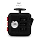 QQPOW Cube Relieve Stress for Adults Children Anxiety Attention Relieves Stress and Anxiety Release Stress Toy (Black and Red)