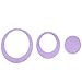 Adhesive Oval Bath Treads - Purple