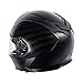 TORC Men's Full Face helmet Flat Black Flag M