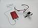 Surgical Binocular Loupes Optical Glass Loupe 3.5X420mm with LED Head Light Lamp (Red)