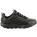 Skechers Men's Liv SR - Brawny Black Leather 9.5 EW