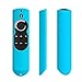 [2 Pack] Anti-Slip Shockproof Silicone Remote Case Cover with Lanyard for Fire TV with 4K Alexa Voice Remote (2017 Edition) (2nd Gen) / Fire TV Stick Alexa Voice Remote (Green + Turquoise)