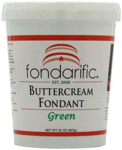 Fondarific buttercream green fondant, 32 ounces