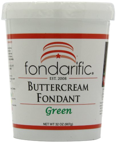 UPC 853651002035, Fondarific Buttercream Green Fondant, 32 Ounces