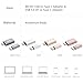 ICZI USB C to Micro USB Female Adapter ( 1pcs ) + USB C to USB 3.0 Adapter ( 1pcs ), Aluminum Body, for Samsung Galaxy Note 8, Samsung Galaxy S8/S8 Plus, Nintendo Switch, OnePlus 3T, LG G6 (Rose Gold)