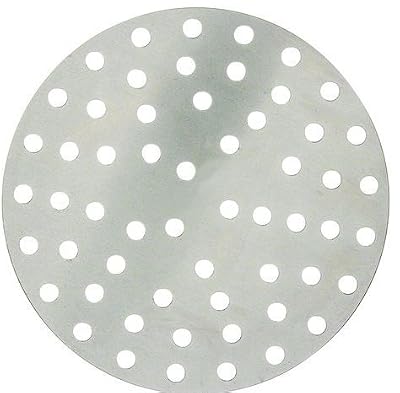 Winco APZP-13P, 13-Inch Aluminum Perforated Pizza Disk with 146 Holes, Pizza Screen