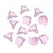 Lucite Trumpet Calla Lily Flower Beads Matte Lilac Purple 10mm (12)