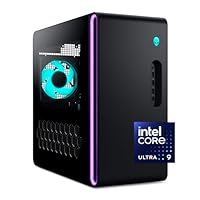 Alienware Aurora Gaming Desktop ACT1250 - Intel Core Ultra 9 285 Processor, Liquid Cooled, NVIDIA GeForce RTX 5080, 32GB DDR5 RAM, 1TB SSD, 1000W Platinum Rated PSU, Windows 11 Home - Clear Panel