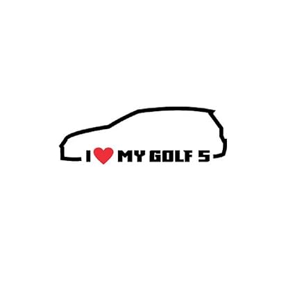 I Love My Golf 5 Tuning Military Badge Emblem