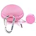 Case Star 3 in 1 Pink Earphone Handsfree Hard EVA Case Plus Round Earphone Organizer and Silver Carabiner With Case Star Cost-free Cell Phone Bag
