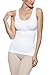 Khaya Women's Super soft Camisole Seamless Shapewear Basic Tank Top, White, XX-Large